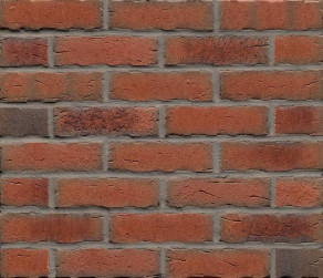 Клинкерная фасадная плитка Feldhaus Klinker R698 Sintra terracotta bario NF14, 240*14*71 мм