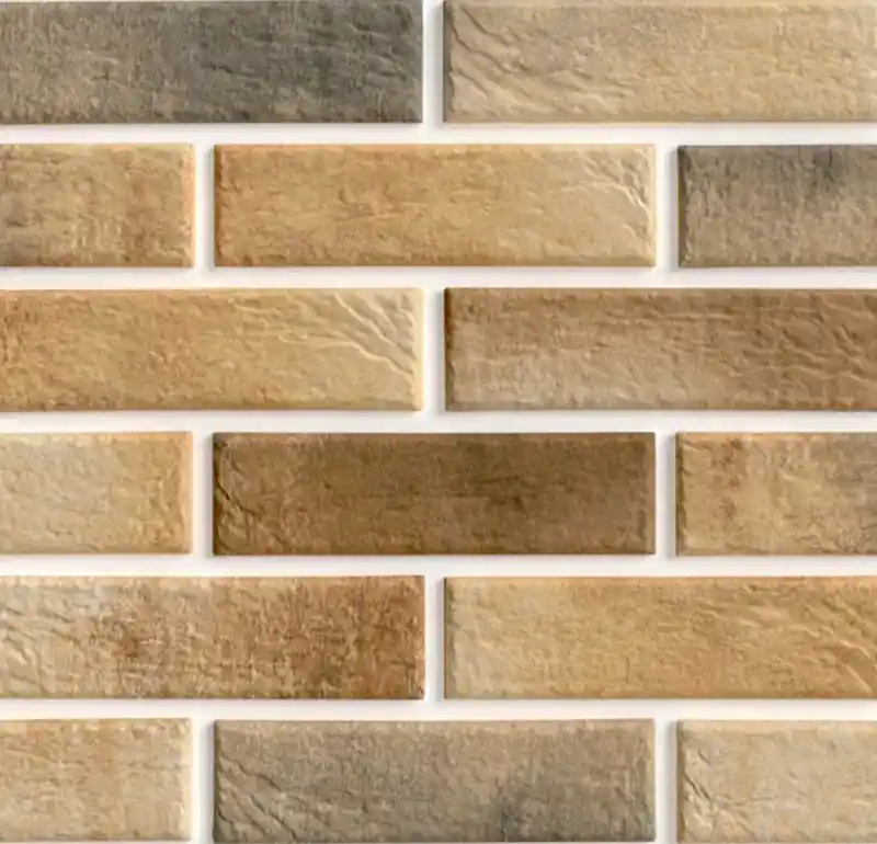 Клинкерная плитка под кирпич BestPoint Loft Brick Masala, 245x65x8,5 мм