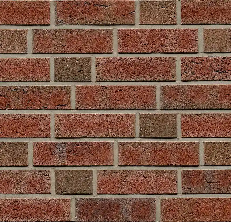Кирпич клинкерный Feldhaus Klinker K377WDF lava maron rustico, 215x102x65 мм