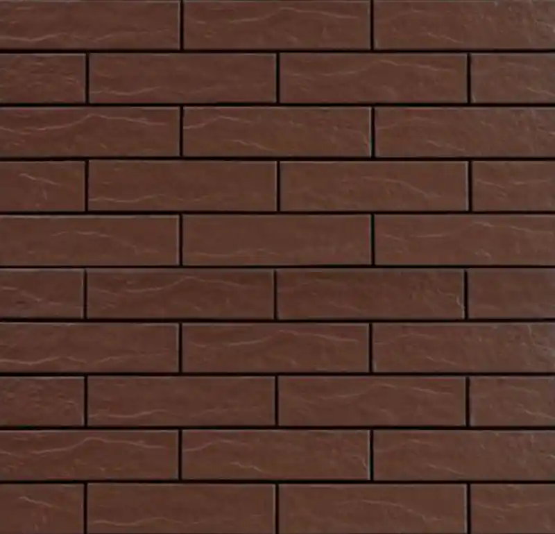 Клинкерная плитка под кирпич Cerrad Brazowa Rustiko, 245x65x6,5 мм