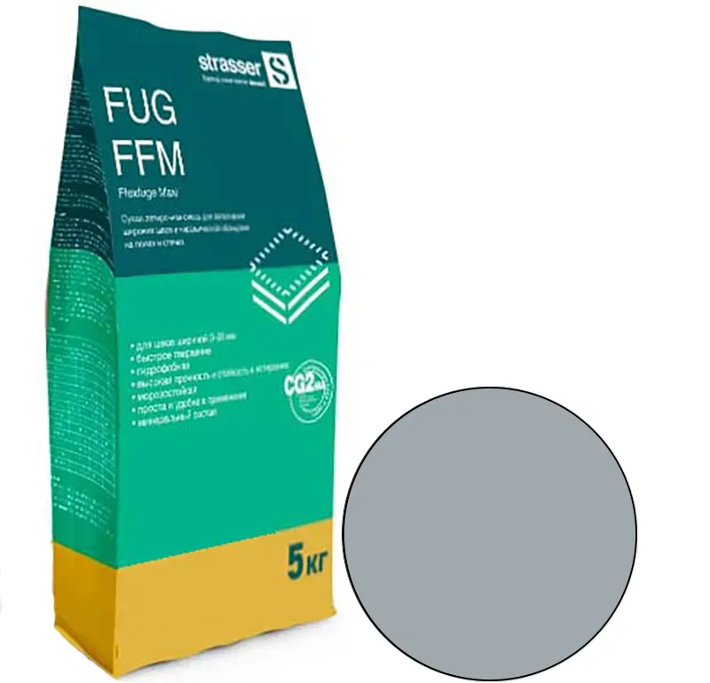 FUG FFM 03 Quick-mix Сухая затирочная смесь для широких швов 3-20 мм, серый