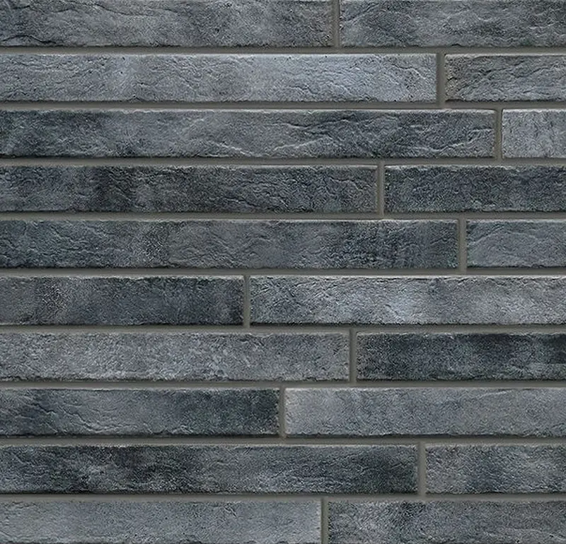 Ригельная плитка под кирпич Rondine Nolita Smoke, 450x48x9,5 мм