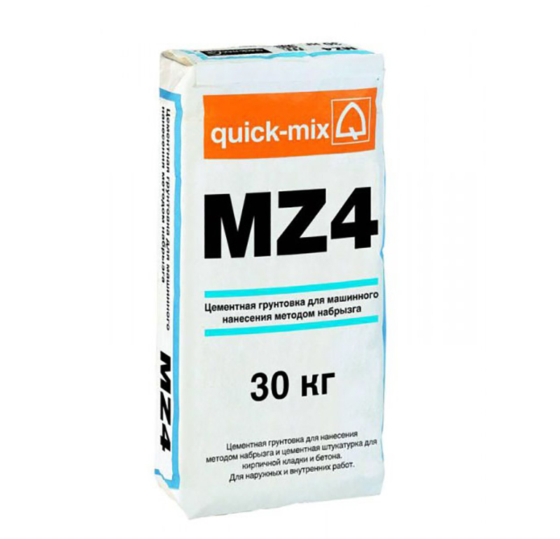 Цементная грунтовка для машинного нанесения методом набрызга MZ 4 Quick-mix Sievert