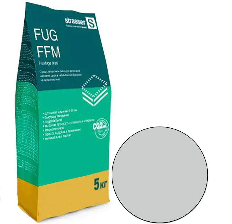 FUG FFM 04 Quick-mix Сухая затирочная смесь для широких швов 3-20 мм, светло-серый