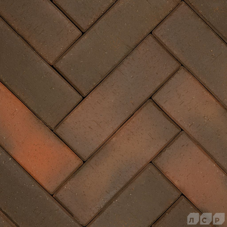Клинкерная брусчатка ЛСР Ноттингем Лонг, 250x80x50 мм