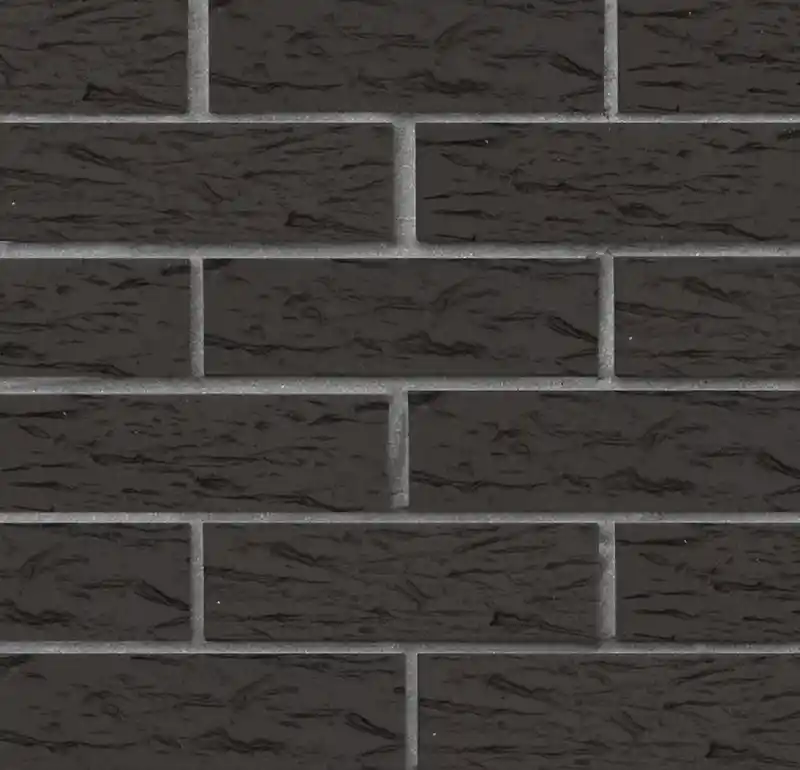 Кирпич керамический ЛСР графитовый рустик, 250x120x65 мм