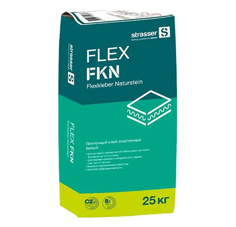 Клей эластичный strasser FLEX FKN белый