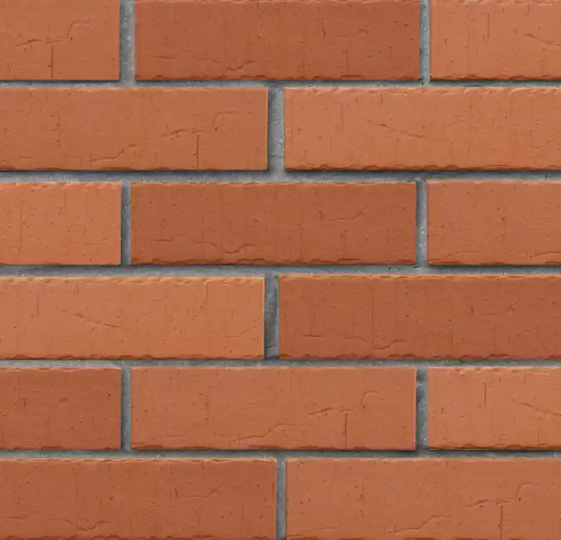 Кирпич клинкерный ЛСР тёмно-красный Амстердам винтаж, 250x85x65 мм