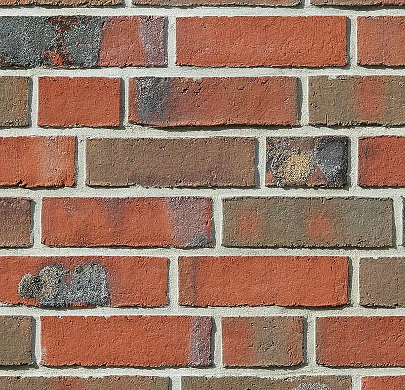 Кирпич клинкерный Roben Wiesmoor rotblau- bunt