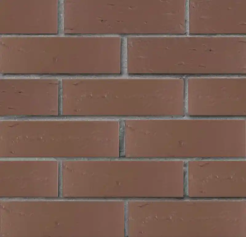 Кирпич керамический ЛСР темно-коричневый рустик, 250x120x65 мм