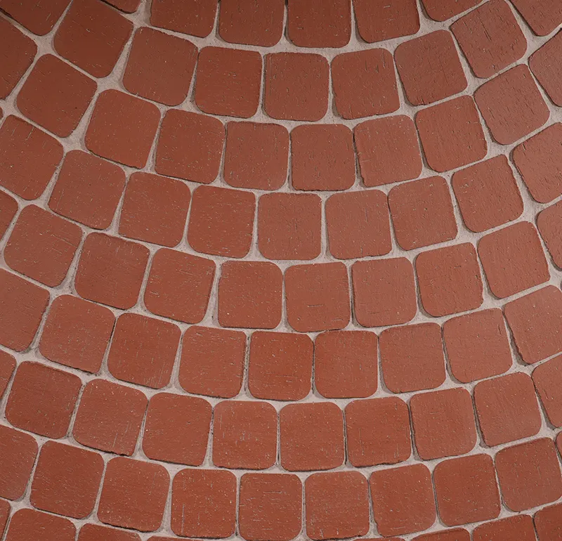 Клинкерная брусчатка ЛСР Эдинбург Квадро R, 100x100x50 мм