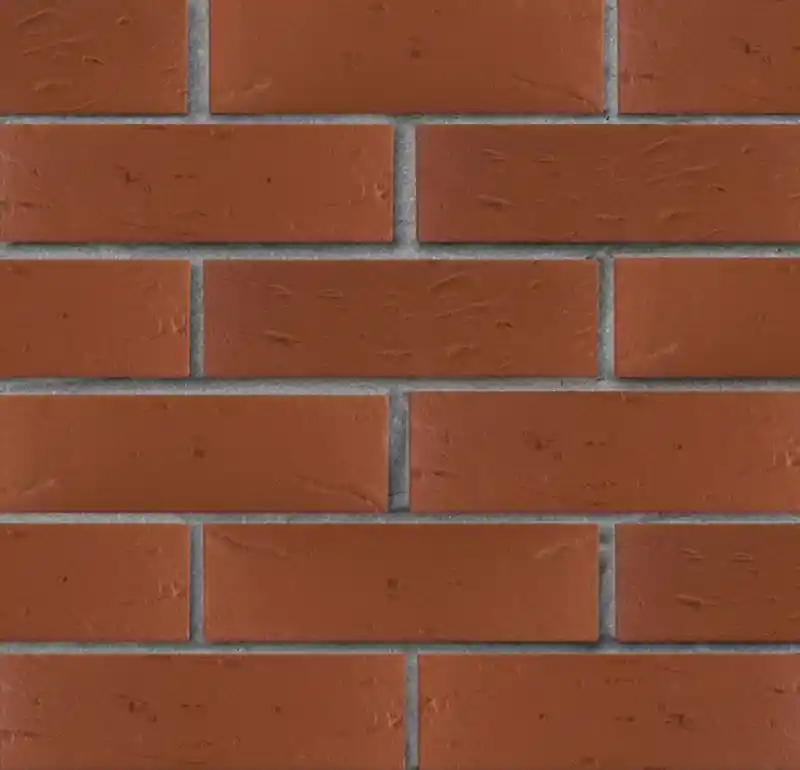 Кирпич керамический ЛСР темно-красный рустик, 250x120x65 мм