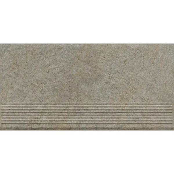 Клинкерная ступень с насечками Paradyz Eremite Taupe, 600x300x8,5 мм