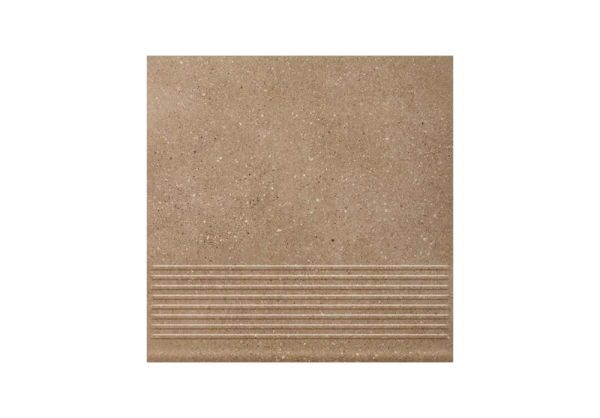 Клинкерная ступень с насечками Paradyz Mattone Sabbia Brown, 300x300x8,5 мм