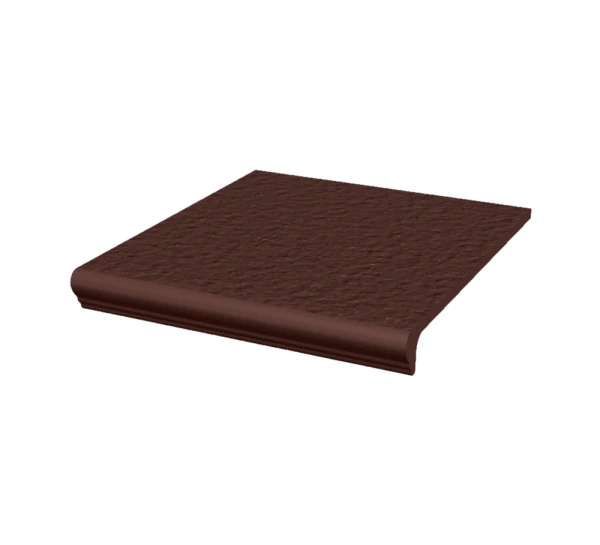 Клинкерная ступень с капиносом Paradyz Natural Brown Duro, 300x330x11 мм