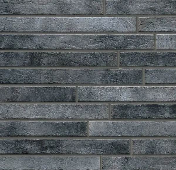 Ригельная плитка под кирпич Rondine Nolita Smoke, 450x48x9,5 мм