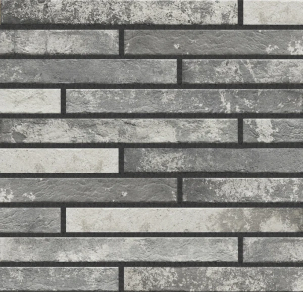 Ригельная плитка под кирпич Rondine  Harlem Light Grey, 450x48x9,5 мм