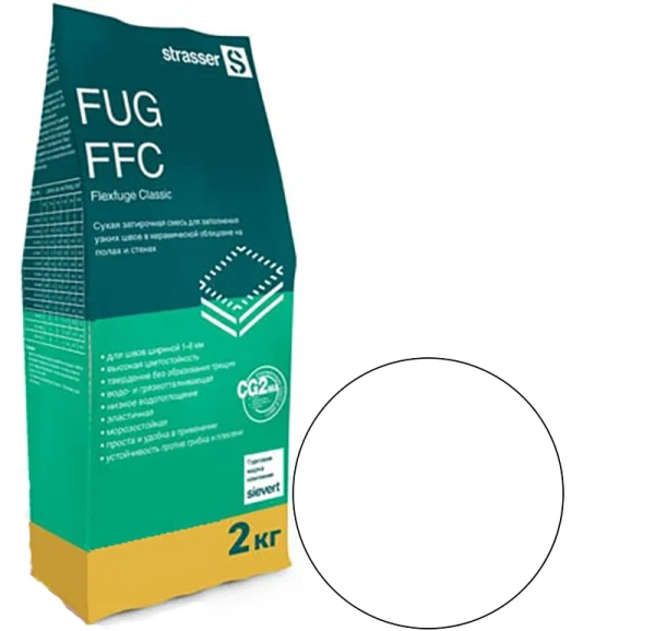 FUG FFC 01 Quick-mix Сухая затирочная смесь для узких швов 1-6 мм, белый