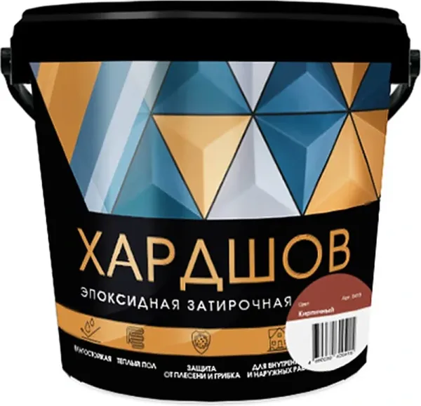 Эпоксидная затирочная смесь Perfekta Хардшов цвет 680 Кирпичный