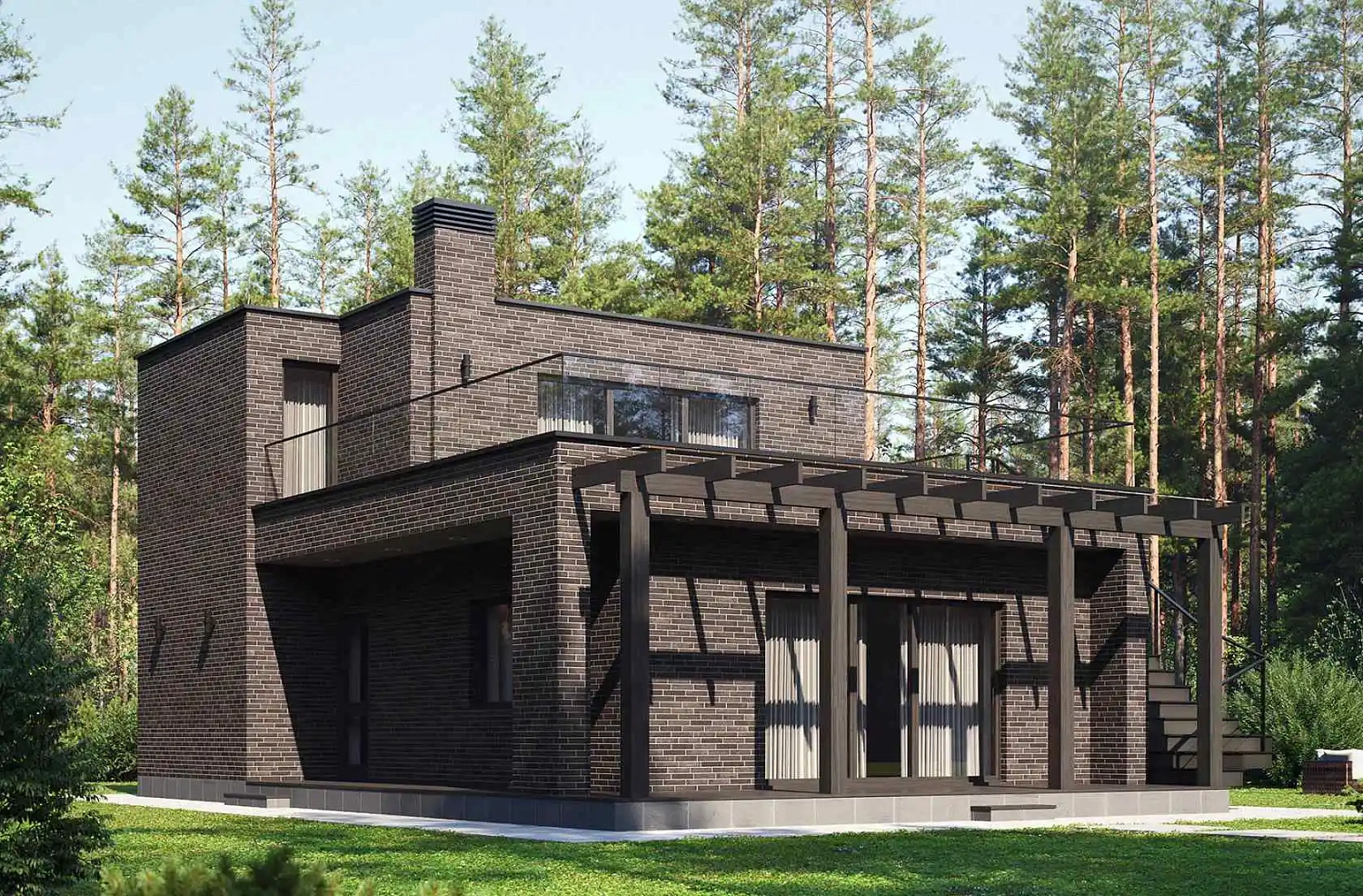 Кирпич клинкерный полнотелый Plinfa Iron 2804, 270x85x50 мм