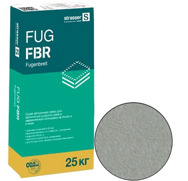 FUG FBR gr Quick-mix Сухая затирочная смесь для заполнения широких швов (5-30 мм), серый