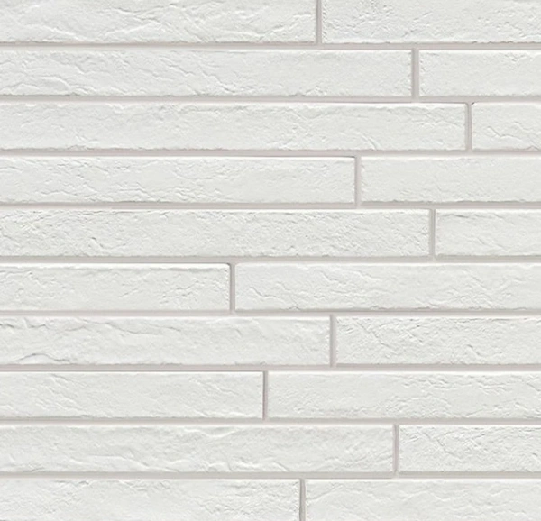 Ригельная плитка под кирпич Rondine Nolita White, 450x48x9,5 мм