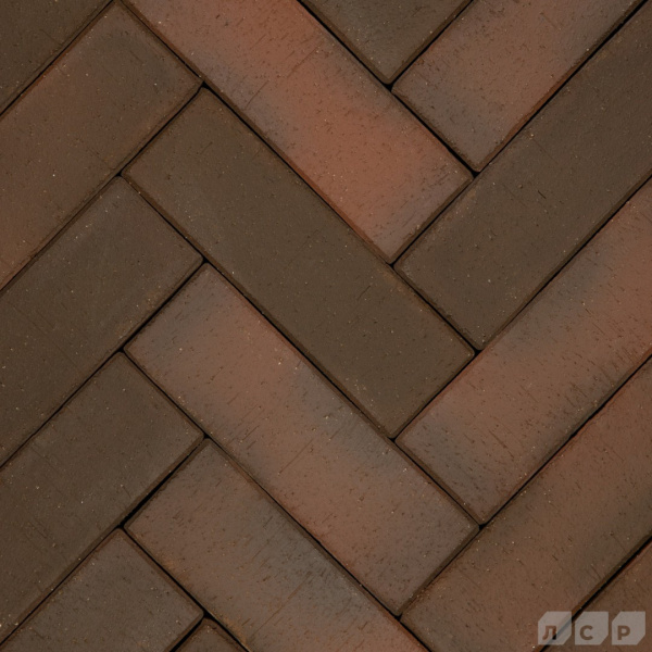 Клинкерная брусчатка ЛСР Глазго Лонг, 250x80x50 мм
