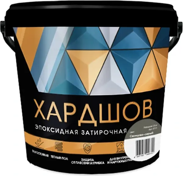 Эпоксидная затирочная смесь Perfekta Хардшов цвет 120 Свинцово-серый
