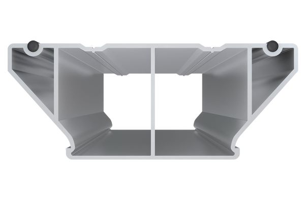 Стыковочная алюминиевая лага HILST 100x40x4000 мм