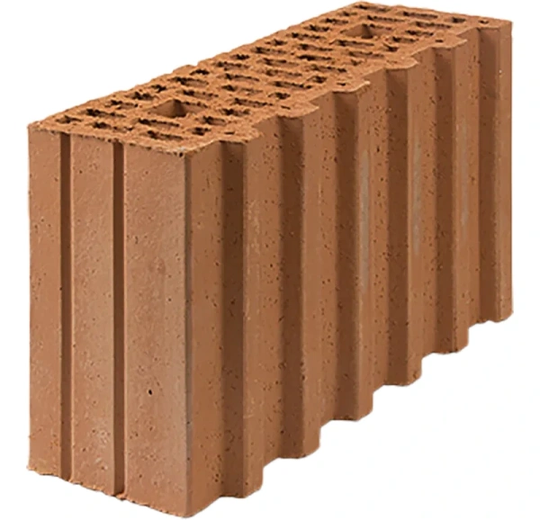 Камень поризованный Poromax-380-1/2-Д 5,3 NF, 125x380x219 мм