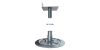 Металлическая опора HILST LIFT metal 45-70мм