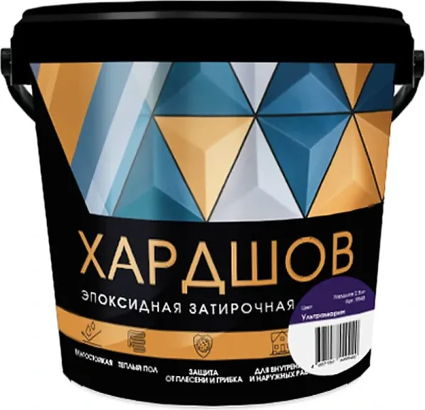 Эпоксидная затирочная смесь Perfekta Хардшов цвет 460 Ультрамарин