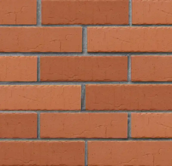 Кирпич клинкерный ЛСР тёмно-красный Амстердам винтаж, 250x85x65 мм