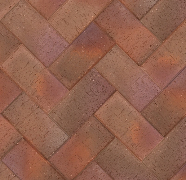 Клинкерная брусчатка ЛСР Милан, 200x100x50 мм