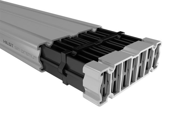 Продольный соединитель HILST для алюминиевой лаги 60x20 мм