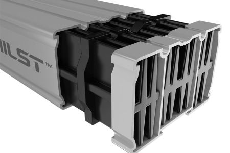 Продольный соединитель HILST для алюминиевой лаги 60x40 мм