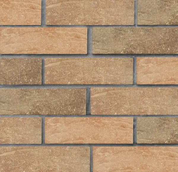 Кирпич керамический ЛСР красный флэш с пепельной посыпкой рустик, 250x120x65 мм