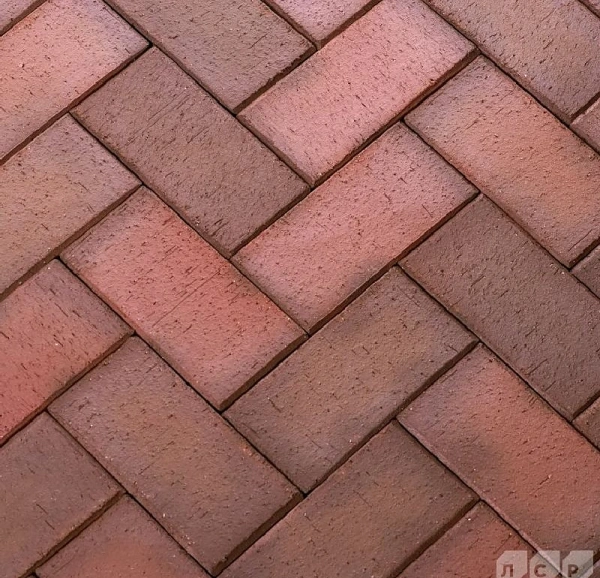 Клинкерная брусчатка ЛСР Ноттингем, 200x100x50 мм