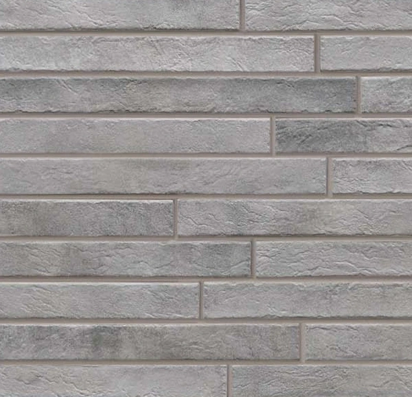 Ригельная плитка под кирпич Rondine Nolita Silver, 450x48x9,5 мм