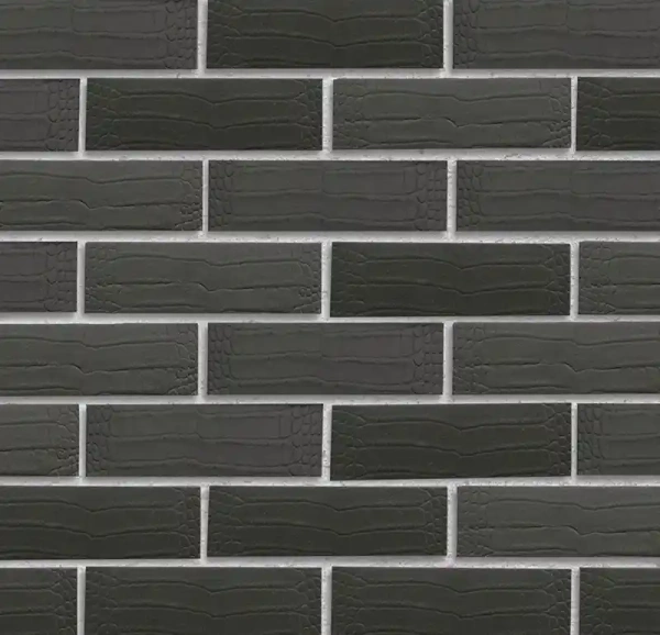 Кирпич клинкерный Roben Kroko schwarz-nuanciert, 240x115x71 мм