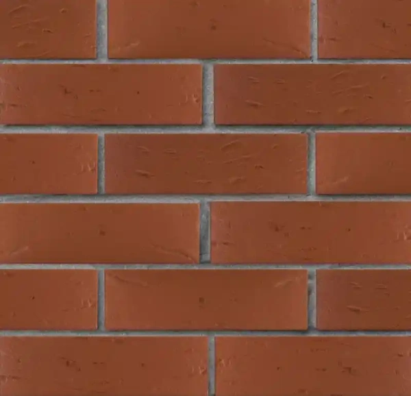 Кирпич керамический ЛСР темно-красный рустик, 250x120x65 мм