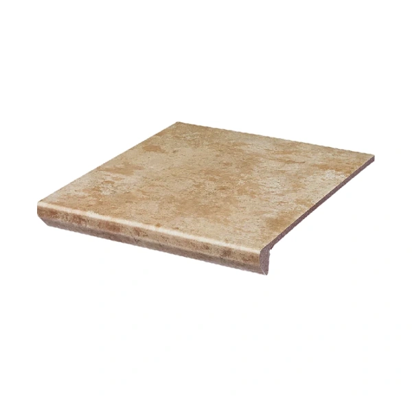 Клинкерная ступень с капиносом Paradyz Ilario Beige, 300x330x11 мм