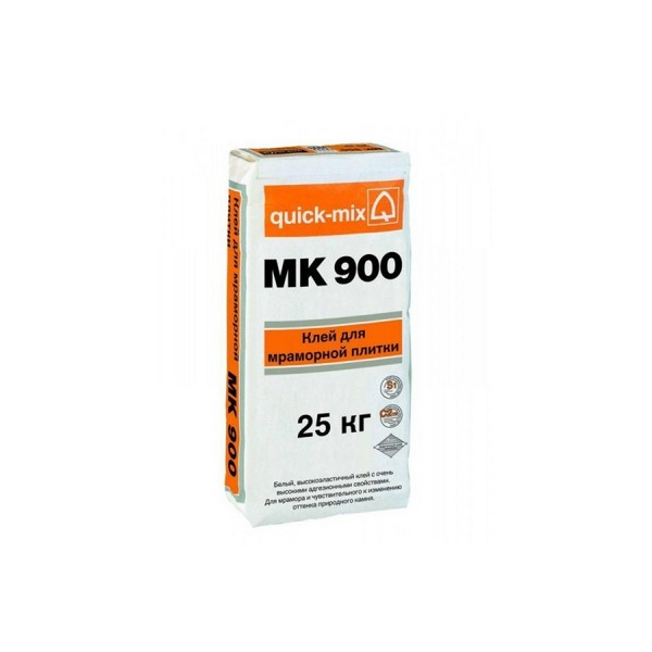Клей для мраморной плитки MK 900, белый