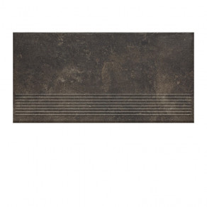 Фронтальная клинкерная ступень простая Paradyz Scandiano Brown, 300*600*11 мм