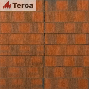 Кирпич облицовочный керамический пустотелый Terca Red flame F2F редуцированный шероховатый