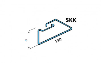 Хомут крепления для перемычек для кладки на ребро внутрь Baut SKK 50-65 A2