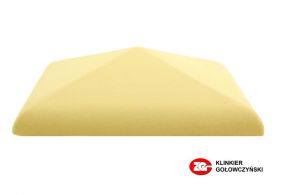 Колпак для забора керамический ZG-Clinker желтый